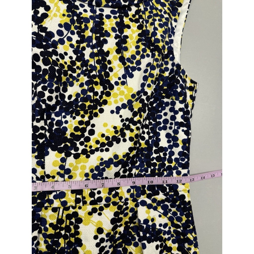 Boden Martha Mimosa Wisteria Roll Collar Tailored Pleated Shift Dress. Sz 2R - Picture 8 of 12